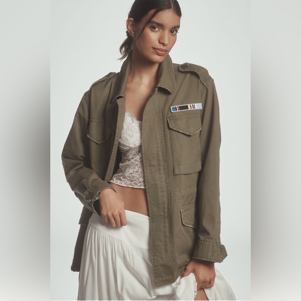 NWT! ANTHROPOLOGIE Pilcro Olive Utility Jacket!